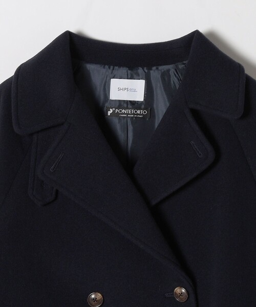 SHIPS any 「SHIPS any」 ピーコート 38 ネイビー レディース