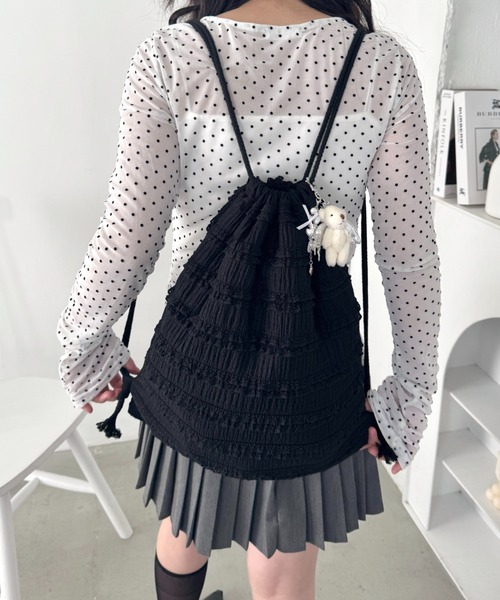 Loueme デイバック リュック ホイップレースフリルナップサック