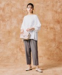 「GLOBAL WORK」 7分袖ブラウス L...の詳細画像1