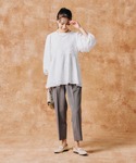 「GLOBAL WORK」 7分袖ブラウス L...の詳細画像2