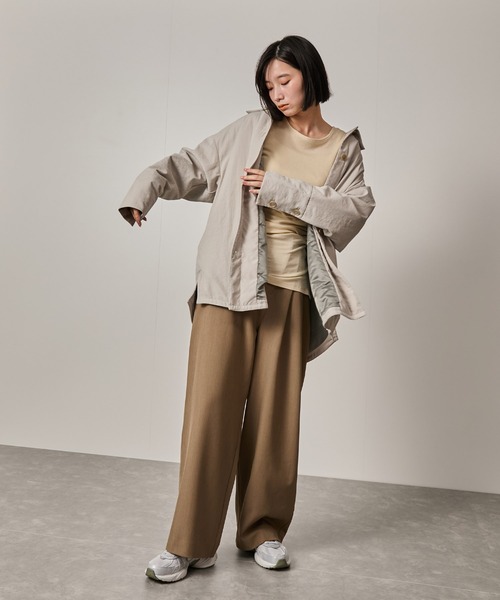 「NERGY」 スラックス M ベージュ レディース_画像4