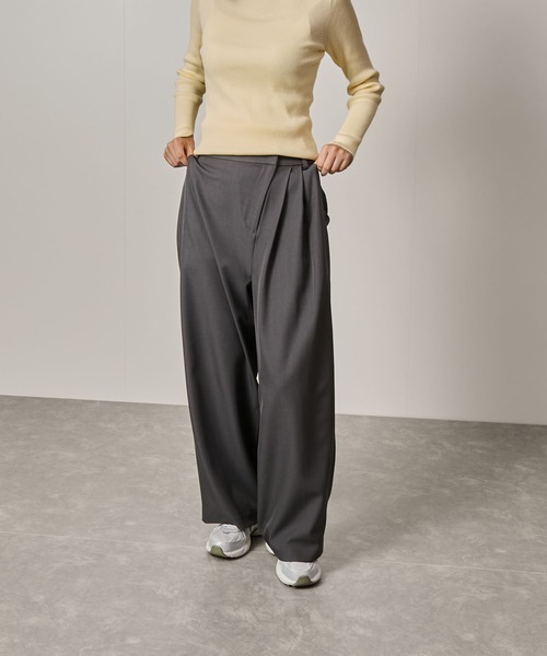 「NERGY」 スラックス M ベージュ レディース_画像9