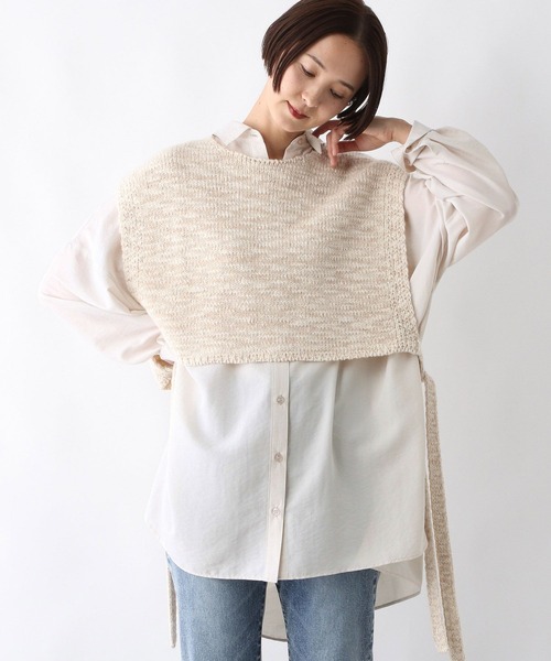 「LEPSIM」 長袖シャツ FREE チャコールグレー レディース_画像9