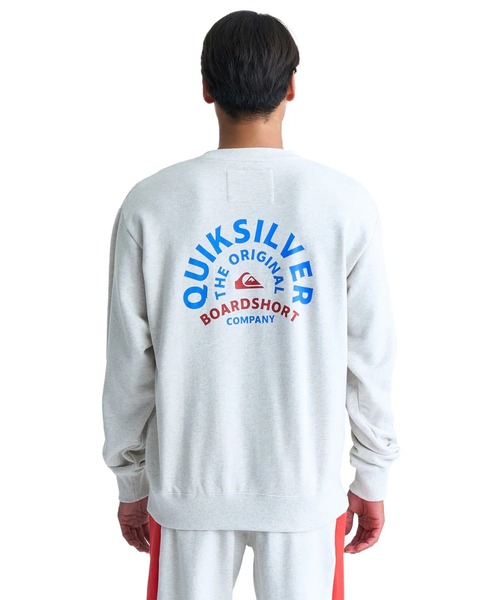 「Quiksilver」 スウェットカットソー MEDIUM ブラック メンズ_画像2
