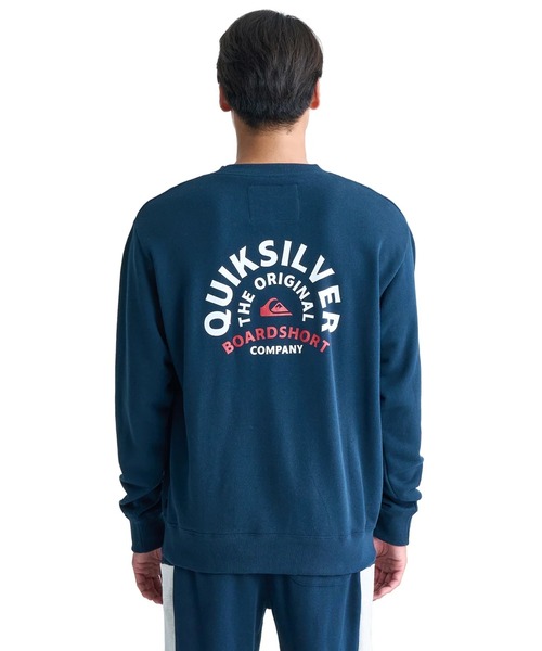 「Quiksilver」 スウェットカットソー MEDIUM ブラック メンズ_画像3