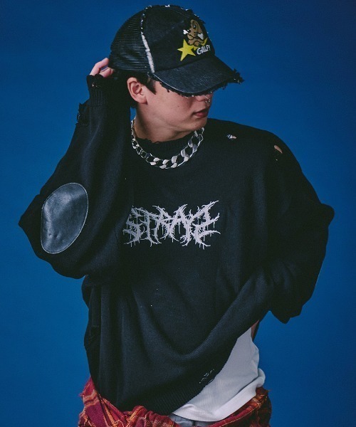 GALFY（ガルフィー） セーター ニット 「GALFY」バチバチピアスニット 