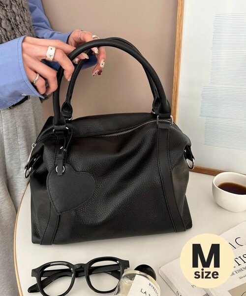 Discoat（ディスコート） ボストンバッグ ミラーチャーム付ソフト