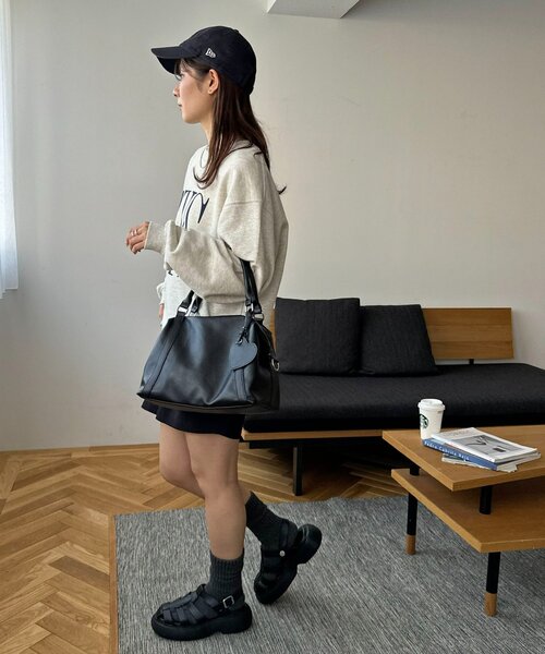 Discoat（ディスコート） ボストンバッグ ミラーチャーム付ソフト