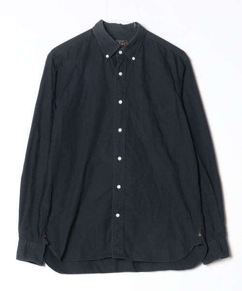 未使用タグ付き ビームスプラス beams plus シャツ　Lサイズ　ブラック BEAMS+（ビームスプラス） 「BEAMS PLUS」 長袖シャツ MEDIUM ネイビー