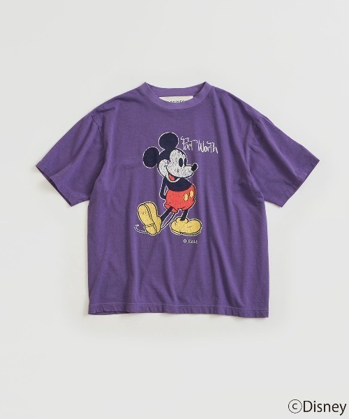 Shinzone - 専用です　シンゾーン　ミッキーTシャツ　ブルー THE SHINZONE（ザ シンゾーン） 半袖Tシャツ「Disneyコラボ」 FREE
