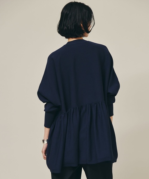 「Curensology」 長袖ニット FREE ネイビー レディース_画像9