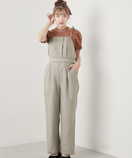 「OLIVE des OLIVE」 オーバーオール FREE ライトブラウン レディース_画像5