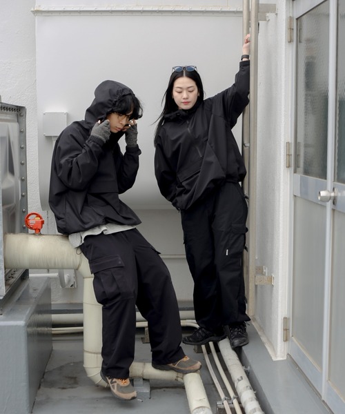 「BROKEN BASE」 ブルゾン MEDIUM ブラック メンズ_画像4