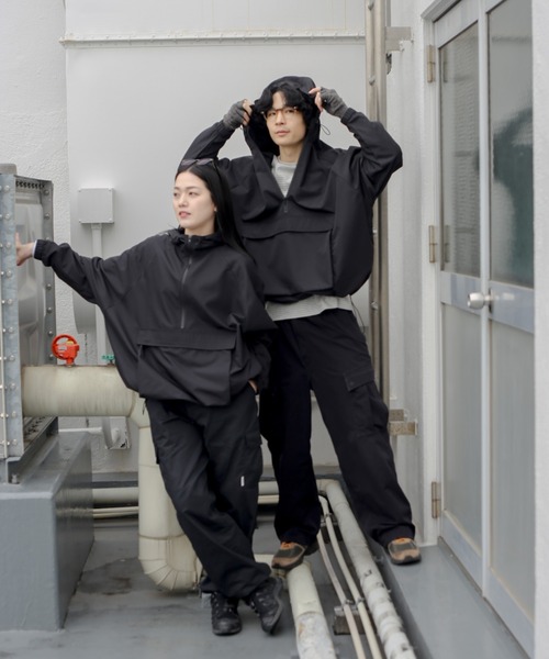 「BROKEN BASE」 ブルゾン MEDIUM ブラック メンズ_画像5