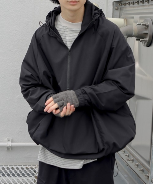 「BROKEN BASE」 ブルゾン MEDIUM ブラック メンズ_画像9