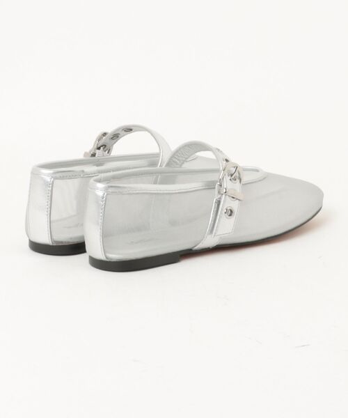 パンプス 「Mollini/モリーニ」メッシュパンプス　フラット　ストラップつき_2