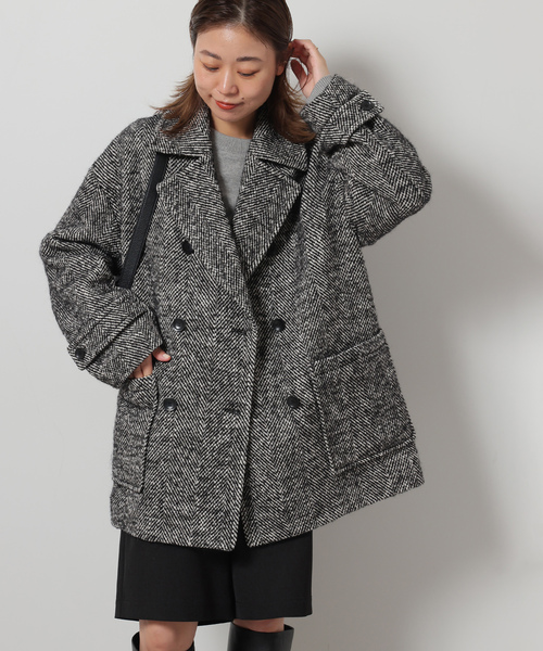 Ｐコート　relumeレリューム　サイズ038　BLACK JOURNAL STANDARD relume（ジャーナルスタンダード レリューム