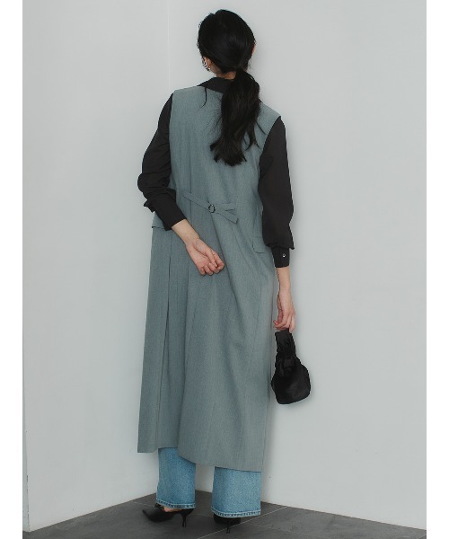 anuans（アニュアンス） ワンピース レイヤードジレワンピース