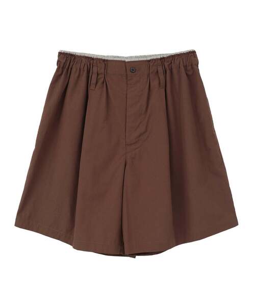 ワイドパンツ パンツ 「CURRENTAGE/カレンテージ」Typewriter Short Pants メンズの画像