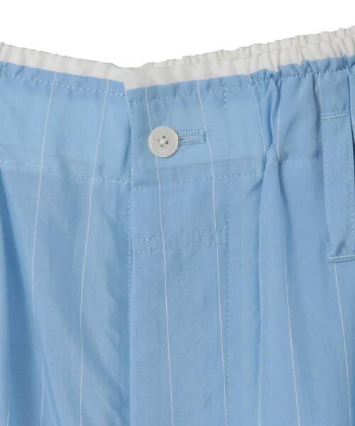 ワイドパンツ パンツ 「CURRENTAGE/カレンテージ」Typewriter Short Pants メンズの画像