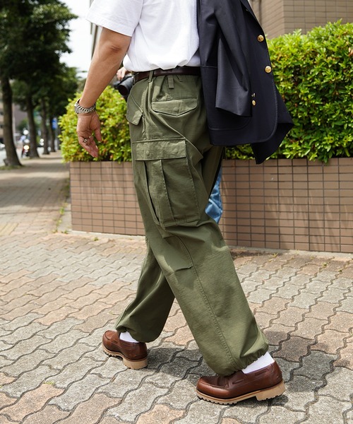 WAIPER.inc カーゴパンツ - オリーブ メンズ : ZOZOTOWN Yahoo!店