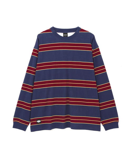 「MANASTASH」 長袖Tシャツ M ネイビー メンズ_画像6