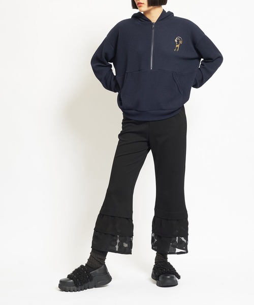 「gomme」 パンツ MEDIUM ブラック レディース_画像5