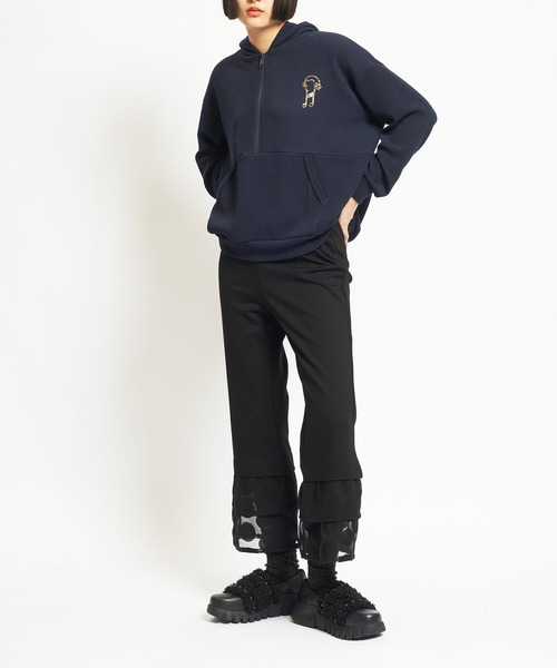 「gomme」 パンツ MEDIUM ブラック レディース_画像7