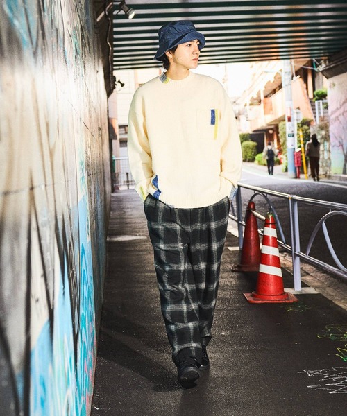 「niko and...」 スラックス MEDIUM ベージュ メンズ_画像2