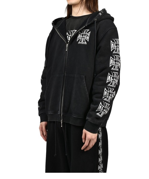 ALICE HOLLYWOOD パーカー NUBIAN x ALICE MOTO COUTURE HOODIE
