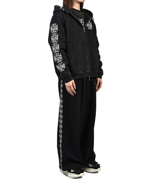 ALICE HOLLYWOOD パーカー NUBIAN x ALICE MOTO COUTURE HOODIE