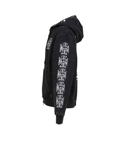 Alice Hollywood nubian ジップパーカー nubian ALICE HOLLYWOOD パーカー NUBIAN x ALICE MOTO COUTURE HOODIE