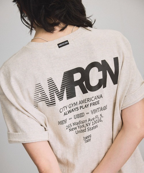 AMERICANA（アメリカーナ） 半袖Tシャツ FREE ホワイト系その他5
