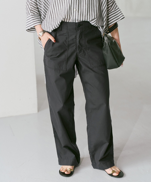 Spick＆Span（スピック アンド スパン） カーゴパンツ リップルーズ