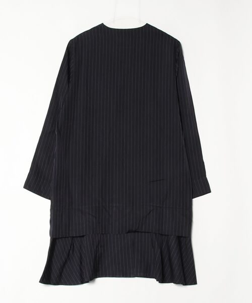 「TOGA PULLA」 長袖ワンピース 36 ネイビー レディース_画像2