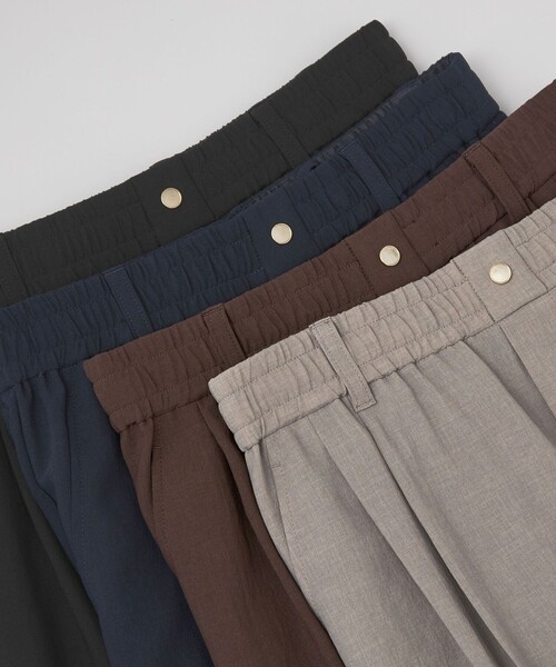 パンツ 「結論シリーズ」ドライクロス ニーハイワイド「size SHORT/TALLあり」 レディースの画像
