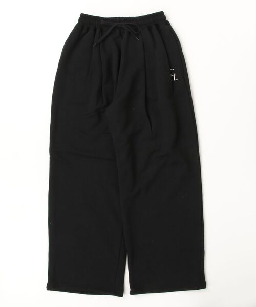 CLANE（クラネ） ワイドパンツ スウェットパンツ ジャージ LOGO SWEAT