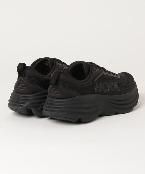「HOKA」 ローカットスニーカー 10 ブラック×ブラック メンズの画像