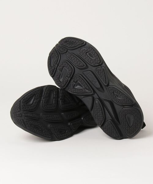 「HOKA」 ローカットスニーカー 10 ブラック×ブラック メンズの画像