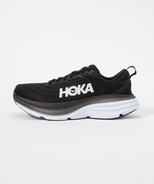 「HOKA」 ローカットスニーカー 10 ブラック×ブラック メンズの画像
