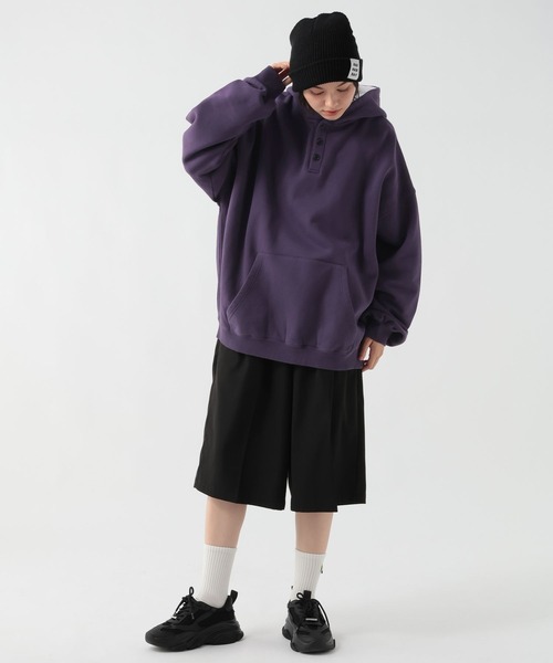 「GEORGE'S」 プルオーバーパーカー MEDIUM ボルドー メンズ_画像4