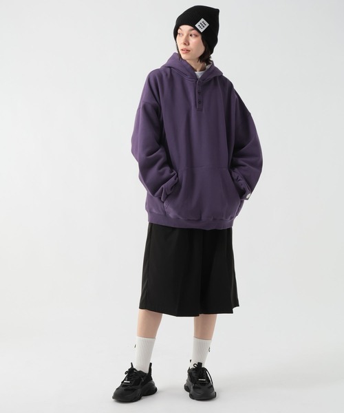 「GEORGE'S」 プルオーバーパーカー MEDIUM ボルドー メンズ_画像5