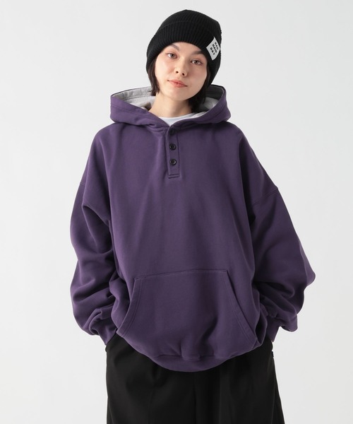 「GEORGE'S」 プルオーバーパーカー MEDIUM ボルドー メンズ_画像9