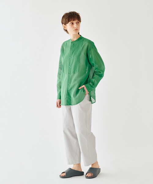 「Bshop」 フラットサンダル 24 オフホワイト レディース_画像2