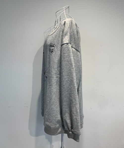 「lilful」 スウェットカットソー L グレー レディース_画像7