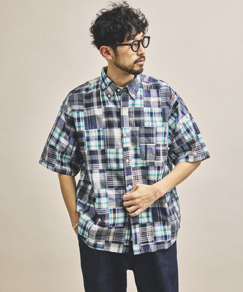 FREAK'S STORE（フリークスストア） シャツ 半袖 インド製 リラックス