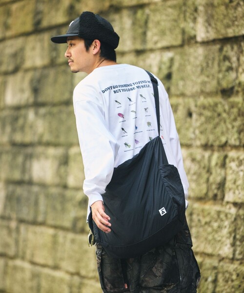 「POLeR」 ショルダーバッグ ONE SIZE グレー メンズ_画像2