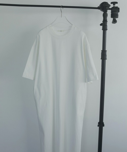 「anuke」 半袖ワンピース 36inch ブラック レディース_画像9