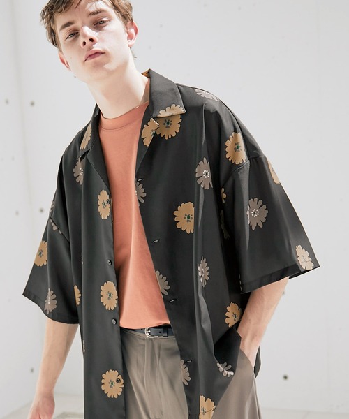 「EMMA CLOTHES」 半袖シャツ L ブルー メンズ_画像3