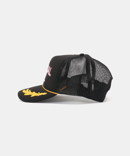 キャップ 帽子 「Ashley Williams」 BLACK EMBROIDERED TRUCKE
